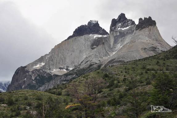 Los Cuernos, conjunto de montanhas do Parque Nacional Torres del Paine, no sul do Chile
